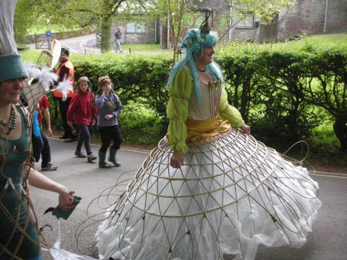 parade at basket fest